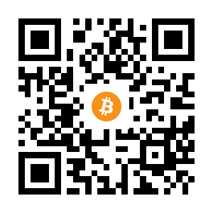 bitcoin:1M79YjRc92rTkQFrupiedovrffhq95BTio black Bitcoin QR code
