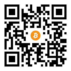 bitcoin:1M7FGPyzXEHQjXhdPes7skEVdovuDX5AXM black Bitcoin QR code