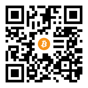 bitcoin:1M7MnDvMCsfg8BhMPFqxdLatxz7UxtZ8Ei black Bitcoin QR code