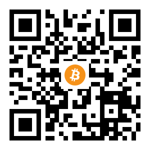 bitcoin:1M8fcegoAgZLrZcyimq9VUsfuAdijUoWqd black Bitcoin QR code