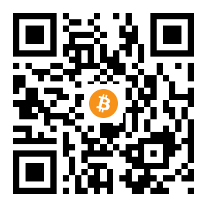bitcoin:1M9WSkFz4DC9nNrBTYbgYkNFFDHrVxmF78 black Bitcoin QR code