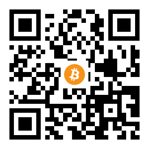 bitcoin:1MAHMgQjG8cy76LewZgKheFZJHAxtCdyHY black Bitcoin QR code