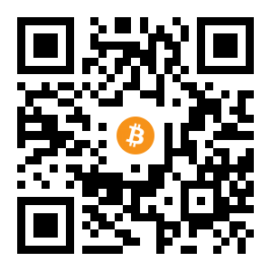 bitcoin:1MAMjHA5UsgW3EptFs2HucnJ1rWyzEoYhz black Bitcoin QR code