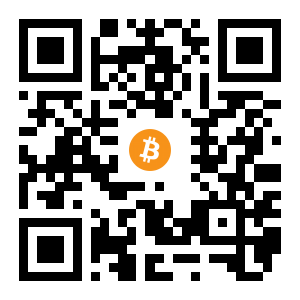 bitcoin:1MBKXN4eDy7vTN8FqWUR3R4Zp5ERwm8tru black Bitcoin QR code