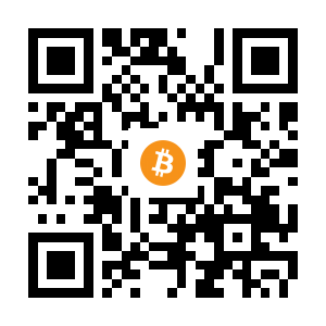 bitcoin:1MBTyAUDYwbzVvRJbR2HxnsAjbcvzw6DvE black Bitcoin QR code