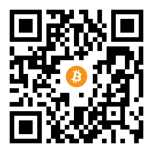 bitcoin:1MBepURVE1pVrSTLr7neeqMg25k3tkjgpm black Bitcoin QR code