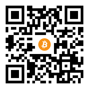 bitcoin:1MBmov8cYQ3omhu99DuwS2WUmLRC2jciNB black Bitcoin QR code