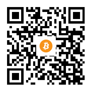 bitcoin:1MCK89kUXmmnUNwMABKTBNmwzRZ44gwth1 black Bitcoin QR code