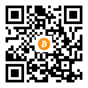 bitcoin:1MCob8G3k6pWkggHpGKtw4QdcpmqNLK5UB black Bitcoin QR code