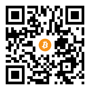 bitcoin:1MD5nvcnLeEcfExYdfbSj1715YYNSYHJJF black Bitcoin QR code