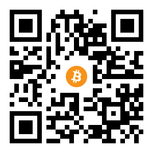 bitcoin:1MDQjeZ3MWY4FPCoz3p4SRPs9FK7FmFQKs black Bitcoin QR code