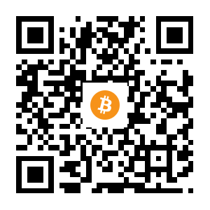 bitcoin:1MDRYemWVZ9w4obBcqPpURrdXHYCoJP17G black Bitcoin QR code