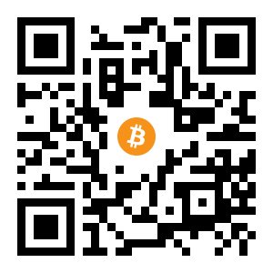 bitcoin:1MDt2hW4CiJyuD1e2f2MPEiecMwM6znA4g black Bitcoin QR code