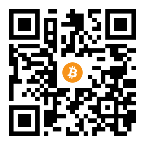 bitcoin:1MEaDX71ybhdbraWitr1egbEwQnU7exTr7 black Bitcoin QR code