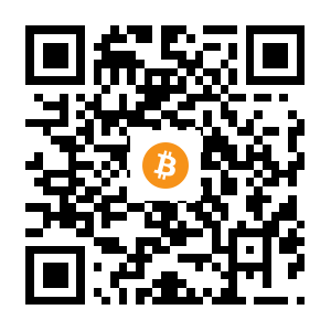 bitcoin:1MEgo7idWNijAgBHbyr9Vqb8RbupxeUsBa black Bitcoin QR code