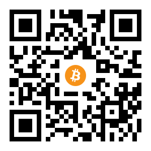 bitcoin:1MEt6xg7yLAHY3GAxtRdtAHbimJ7qmNLv black Bitcoin QR code