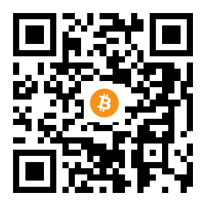 bitcoin:1MFKpuzbitu4CprX1HpqbXfheVLfcaH9xW black Bitcoin QR code