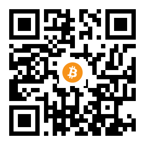 bitcoin:1MFj3o6XbLhgjmHZn7HPAfEEEVxp3qjVwh black Bitcoin QR code