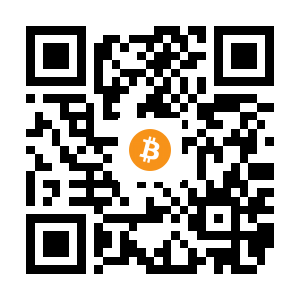 bitcoin:1MJJbKRotjU1L9zffiyge7jNGqDVG2ZgBV black Bitcoin QR code