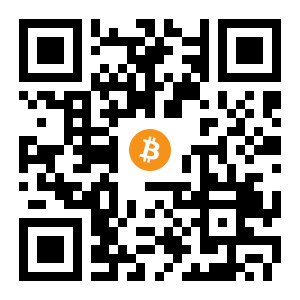 bitcoin:1MJX3g8kTceWG4QYxhJqsoPyMas7xLXpE5 black Bitcoin QR code