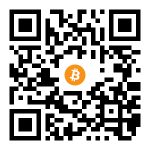 bitcoin:1MJXjB8KhC8obUER6M8nW7EnQVSNR928Sa black Bitcoin QR code
