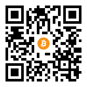 bitcoin:1MLBPYrdQKr9d5cAVCpHAFxkPQ19BAZY4L black Bitcoin QR code