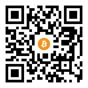 bitcoin:1MLKy3Dz77zUu5NuyaL7DtGeFt2buXAvMA black Bitcoin QR code