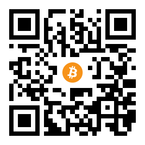 bitcoin:1MLzFWcuzpGRwLTXmGRRbybMhdmsqP48MG black Bitcoin QR code