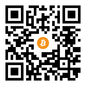 bitcoin:1MMTrsUxYwtr9tNtD5b2iTcYYDrJ6WpHu black Bitcoin QR code