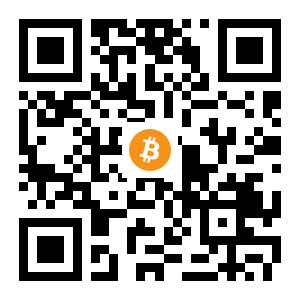 bitcoin:1MP8nVqtJz5BqmxJQiqdw439n9FG4uGhHg black Bitcoin QR code