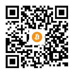 bitcoin:1MPBAA4CEHdBwK2jtRYcjzQP2mLxCZsUc7 black Bitcoin QR code