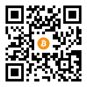 bitcoin:1MPG72H4RWoZiPpzmcRC8qEb6aUZqNZ7Jz black Bitcoin QR code