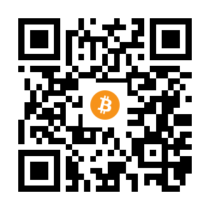 bitcoin:1MPJJzRaT8vLhowNB4dVyWRxxu79dq7WkB black Bitcoin QR code
