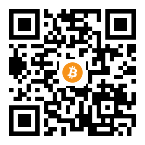 bitcoin:1MPfQkWfD5fuUXnLk8pggjJC2inYMohvmH black Bitcoin QR code
