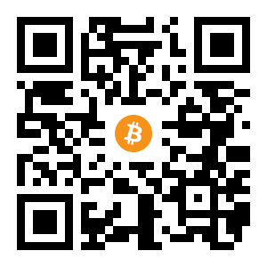 bitcoin:1MPpRiga269t8j1tYdpyquU9v2hSfcWut8 black Bitcoin QR code