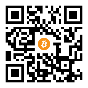 bitcoin:1MReDnopGQoboA6aXSTxXuuoSgk2TUFP3d black Bitcoin QR code