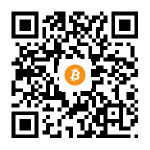 bitcoin:1MRp4eJe7KRm5f2U5gszVYs4patMgva2w3 black Bitcoin QR code