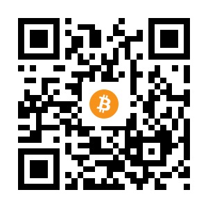 bitcoin:1MSUdcTGxu1SrzqDndy1JEeTEZ7ky1RUJH black Bitcoin QR code