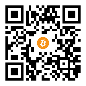 bitcoin:1MSkBB57m61J6jhkeoVnFR3z1HKErNDns1 black Bitcoin QR code