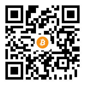 bitcoin:1MSyonMP1GXNM6go1ryWayK6ML3JywaSBb black Bitcoin QR code