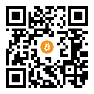 bitcoin:1MUtCQFujtnNc1guEMTgxt4HcebHQ3xT47 black Bitcoin QR code