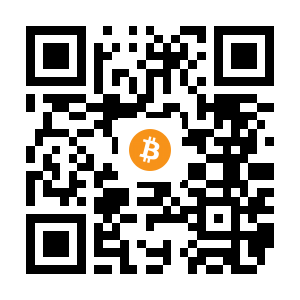 bitcoin:1MWAo6YfyVyyR1f9XgYcQGke1iov1Mmt6e black Bitcoin QR code