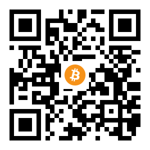 bitcoin:1MWBmaH1ZGDFTd48yMBrDMfbeSQc1GfgY9 black Bitcoin QR code