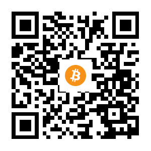 bitcoin:1MX8FviY7t7aisQaTfEeEFde2FdmP3Kk5n black Bitcoin QR code