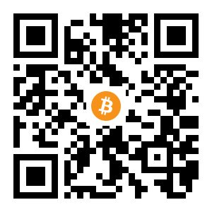 bitcoin:1MXCdEgpvmkGhmA7mu8LP964B3p9BmNpHG black Bitcoin QR code