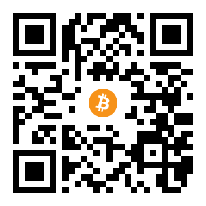 bitcoin:1MXNYuXoV7ykFBFkusV35SsXjpqQoo6Ja black Bitcoin QR code