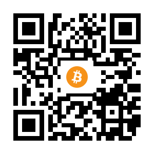bitcoin:1MXmRYzzzodF59FnhUZyqvyCeSvvB2oMFi black Bitcoin QR code