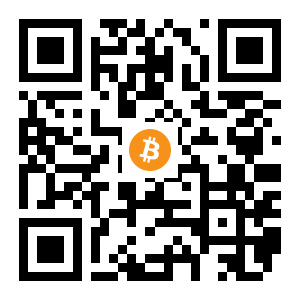 bitcoin:1MXrQ4CYcEH2KdnP6UaYJinQvHBG5D3oU black Bitcoin QR code