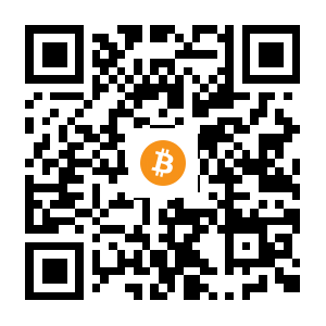 bitcoin:1MYP37UEBCBNp1iFYCJFkHcrwNEBtCR4n black Bitcoin QR code