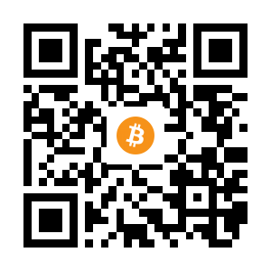 bitcoin:1MZPsQdqNo4wZoDoiMgYzPrc6PNzw8ftsC black Bitcoin QR code